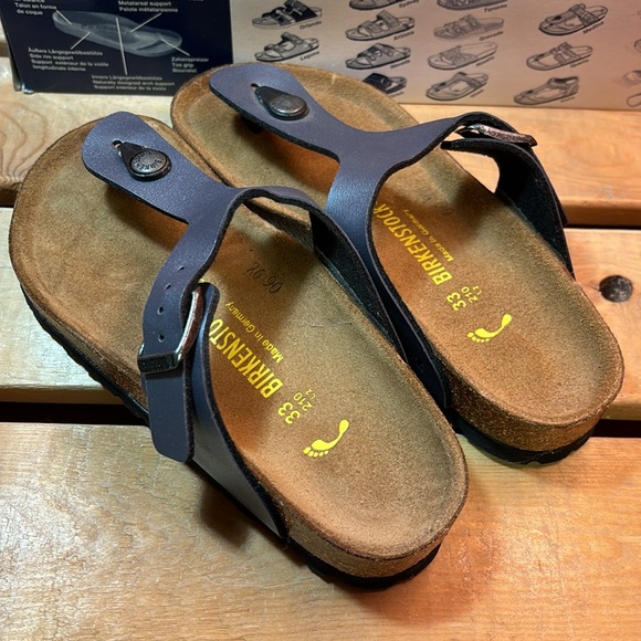 Birkenstock Kids Gizeh Sandals - Ice Pearl Onyx - Picture 5 of 7